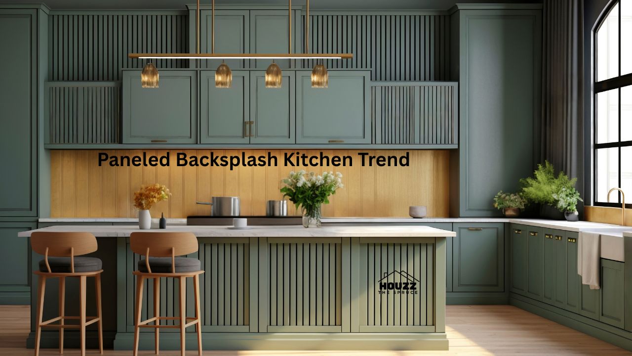 Paneled Backsplash Kitchen Trend