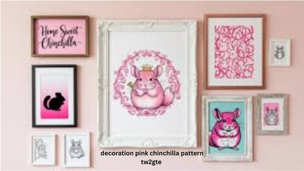 Explore creative ways to use the decoration pink chinchilla pattern tw2gte in bedrooms, living rooms, fashion, and digital art. Bring warmth, comfort