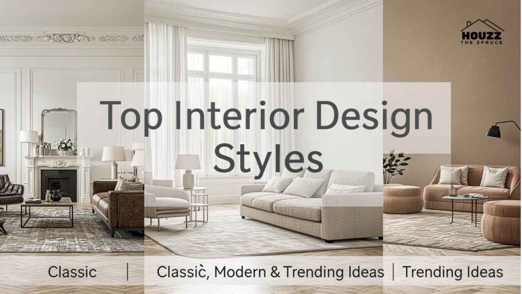 Top Interior Design Styles: Classic, Modern & Trending Ideas